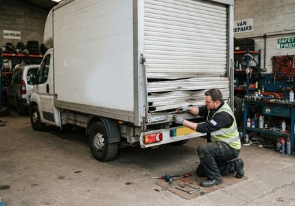 Luton Van Rear Shutters